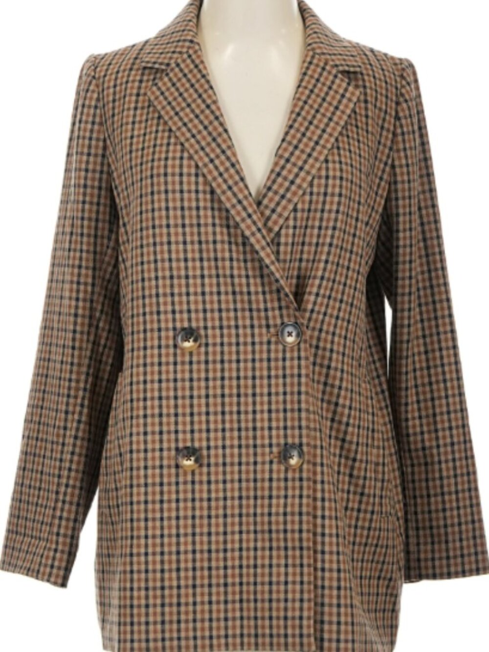Madewell The Mercer Relaxed Blazer in Plaid